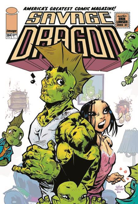Savage Dragon #284 Cover C Adam Archer Variant (Mature)